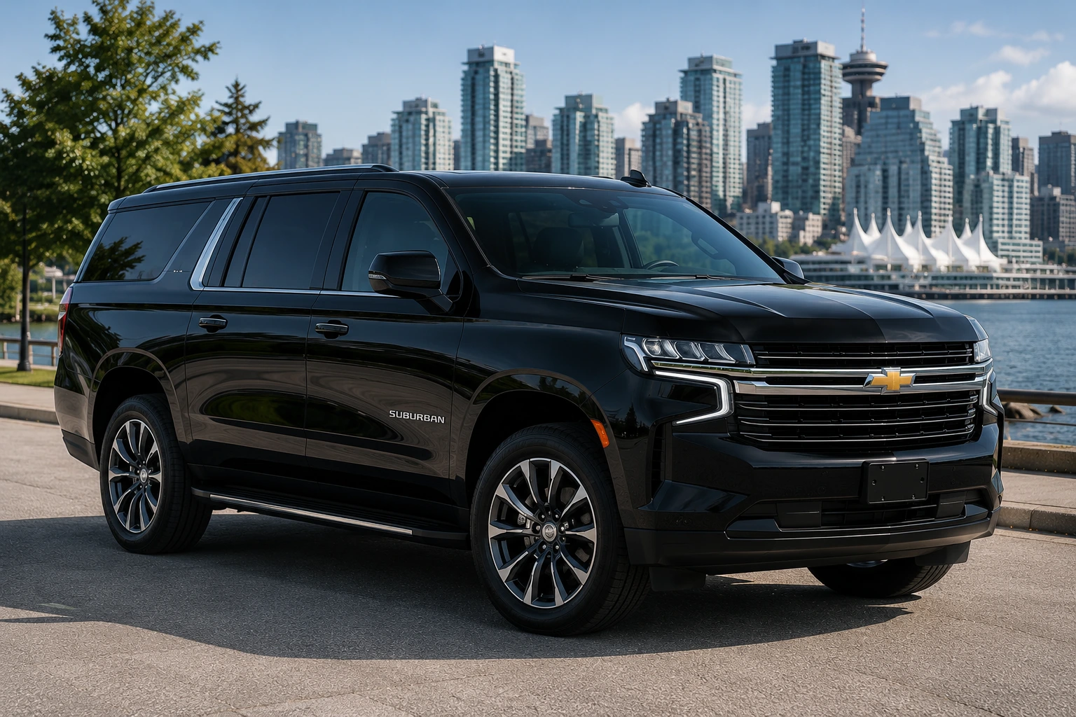 Luxury Chevrolet Suburban SUV for Canada Place transfers